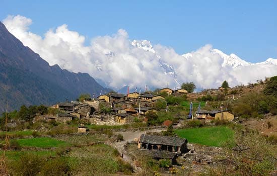 Chhongparo village  Tsum valley.jpg2