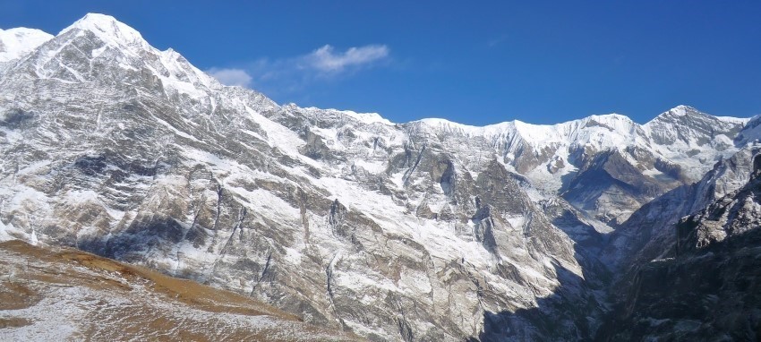 Trek de Mardi Himal - Vue sur la montagne magnifique de Mardi Himal Trek