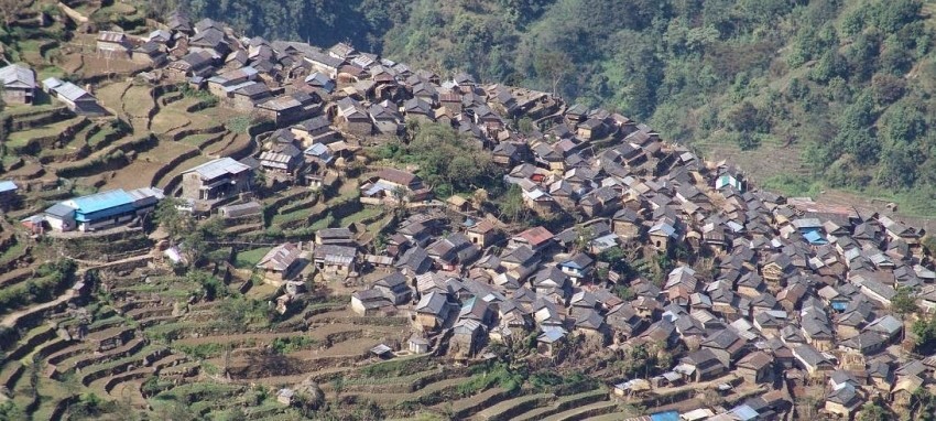 Visite du village de Ghalegaun - Ghalegaun visite guid