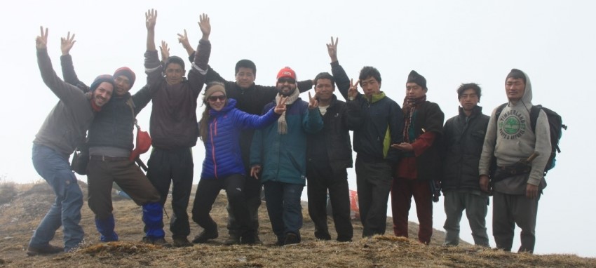 Nos guides et porteurs - Haut Himalaya Trekking et le guide et les porteurs de l'