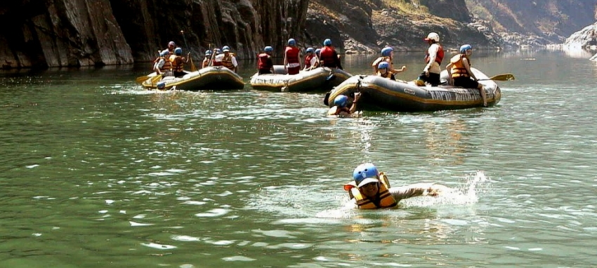 Rafting aventure de Trishuli - Rafting au N