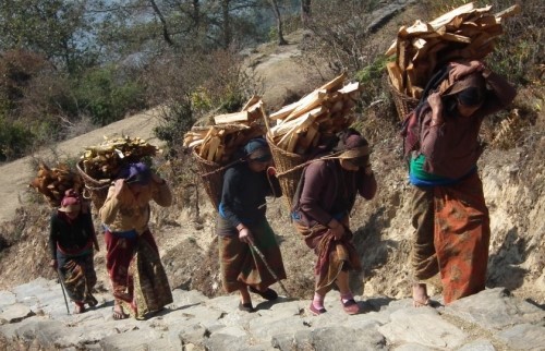 Visite du village de Balthali