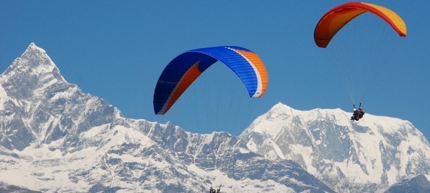 Параглайдинг - Paragliding In Nepal